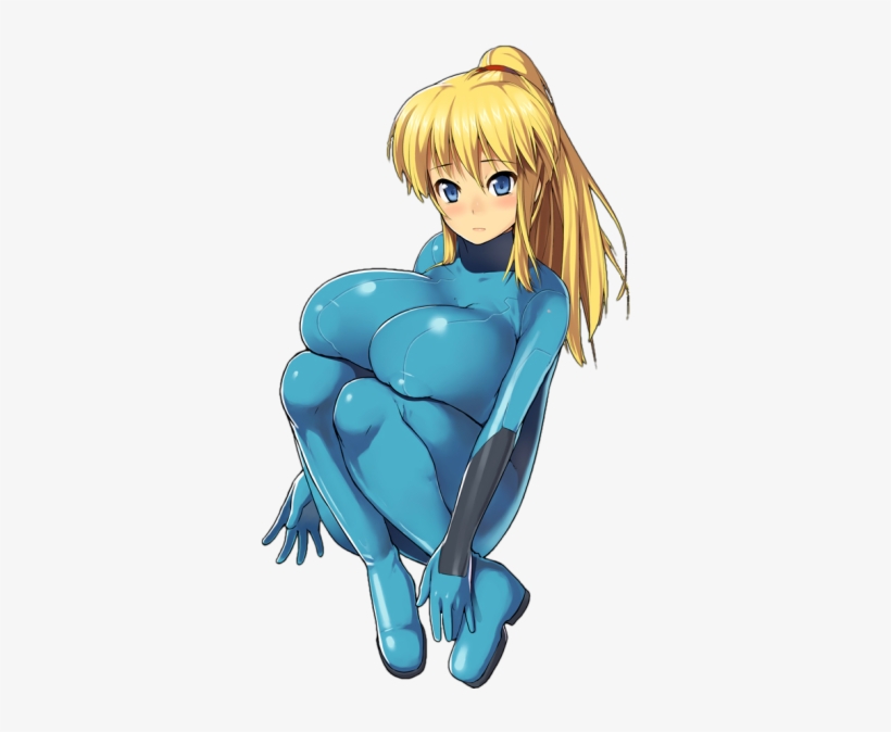 Bonus Points For Alpha Channel Use - Samus Aran, transparent png