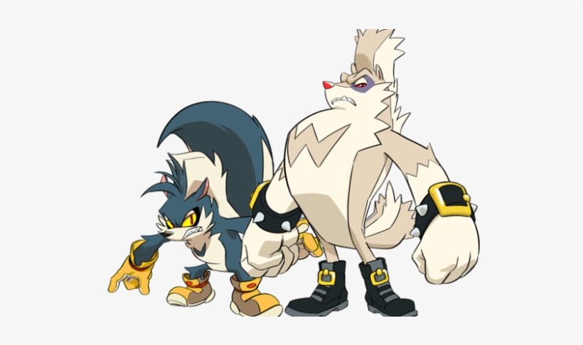Wild Villainous Skunk Brothers, Rough And Tumble, Have - Rough And Tumble Sonic Idw, transparent png