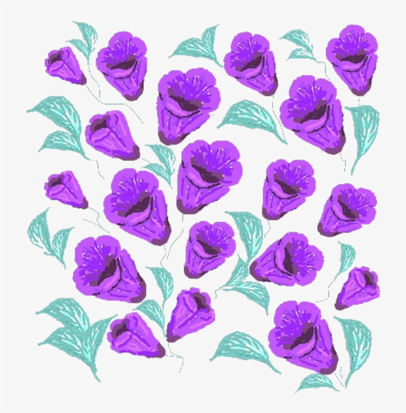 Purple Flowers - Viola, transparent png