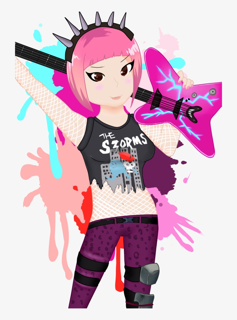 I Drew Power Chord For Yall~ - Illustration, transparent png