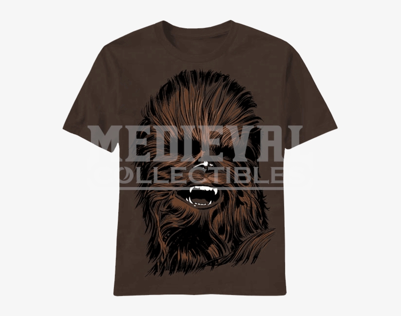 Smiling Chewbacca T-shirt - Star Wars Top Chewbacca, transparent png