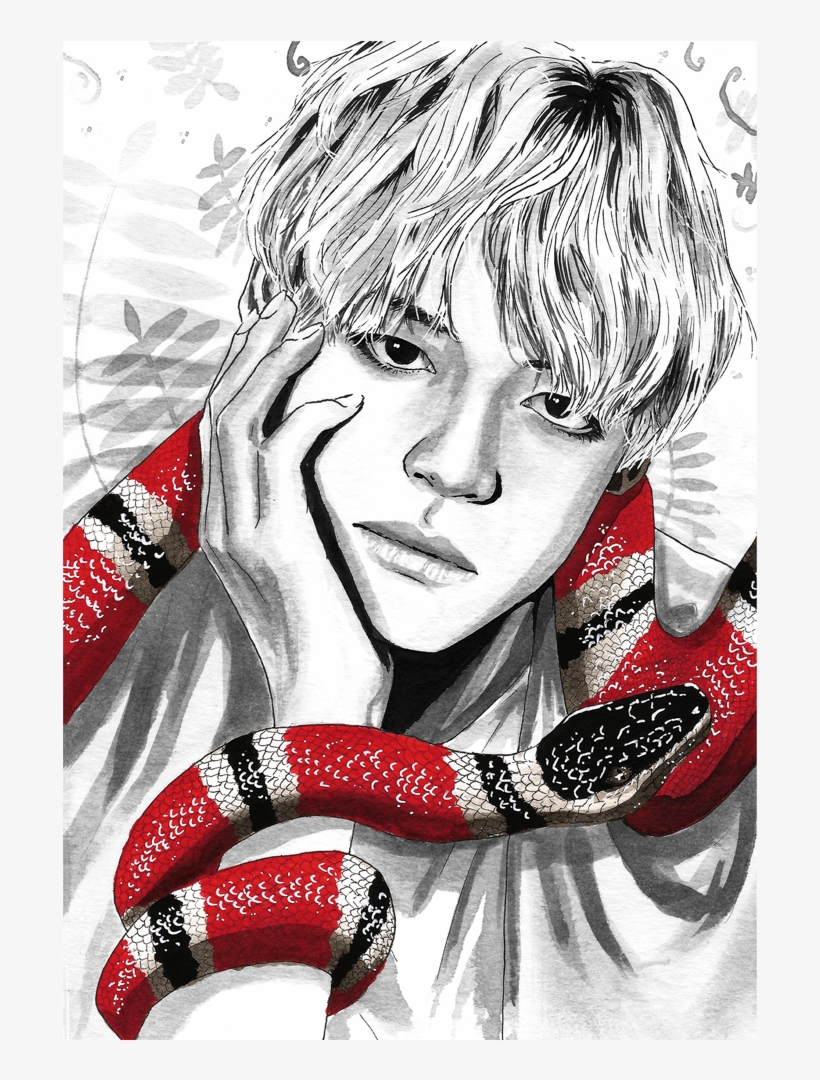 Poisonous - Taehyung - Illustration, transparent png
