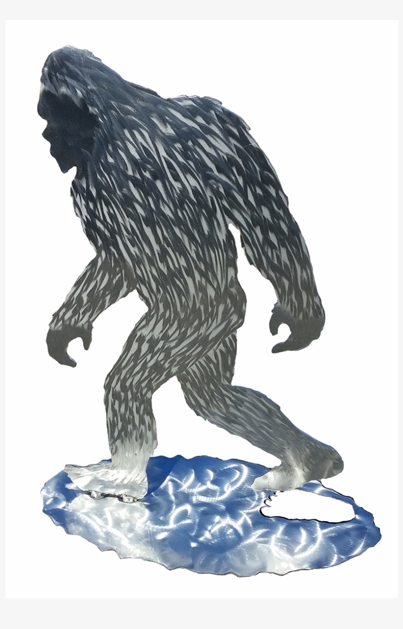Bigfoot Metal Art, Bigfoot Stand-up Display, Squatch - Art, transparent png