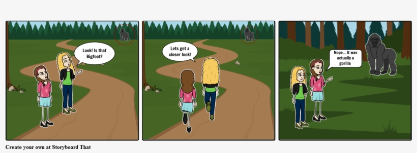 Bigfoot Misidentification - Single Displacement Reaction, transparent png