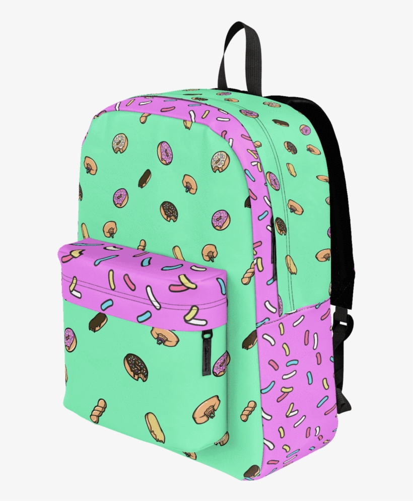 Donuts & Sprinkles Classic Backpack - Backpack, transparent png