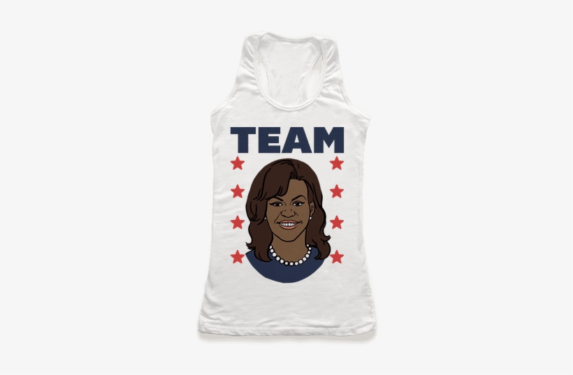 Tag Team Barack & Michelle Obama 2 Racerback Tank Top - Barack Obama, transparent png