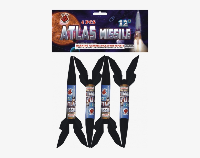 12" Atlas Missile - Wholesaling, transparent png