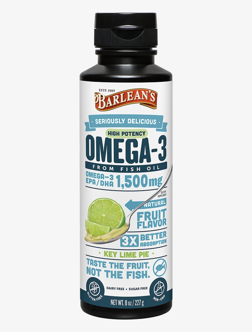 Seriously - Barlean's Omega Swirl Key Lime 454g, transparent png