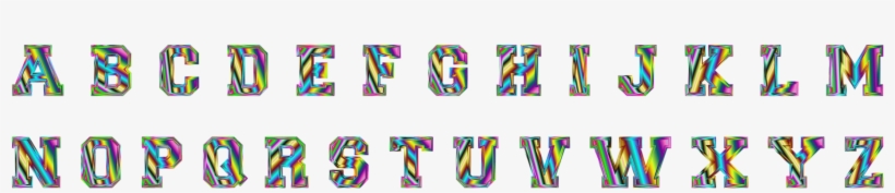 This Free Icons Png Design Of Psychedelic Alphabet - Free Shit Font, transparent png