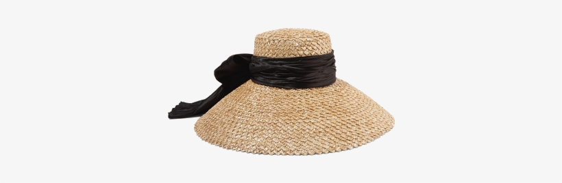 Mirabel Satin-trimmed Straw Hat - Straw Hat, transparent png