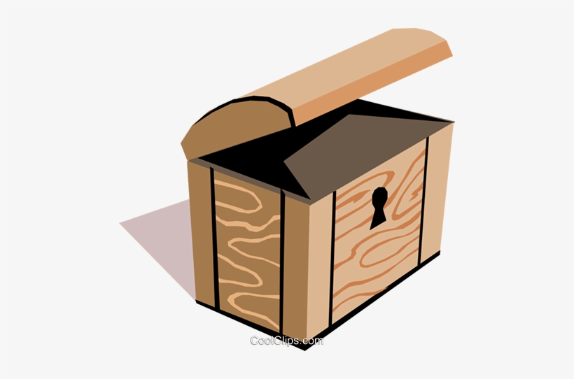 Treasure Chest Royalty Free Vector Clip Art Illustration - Clip Art, transparent png