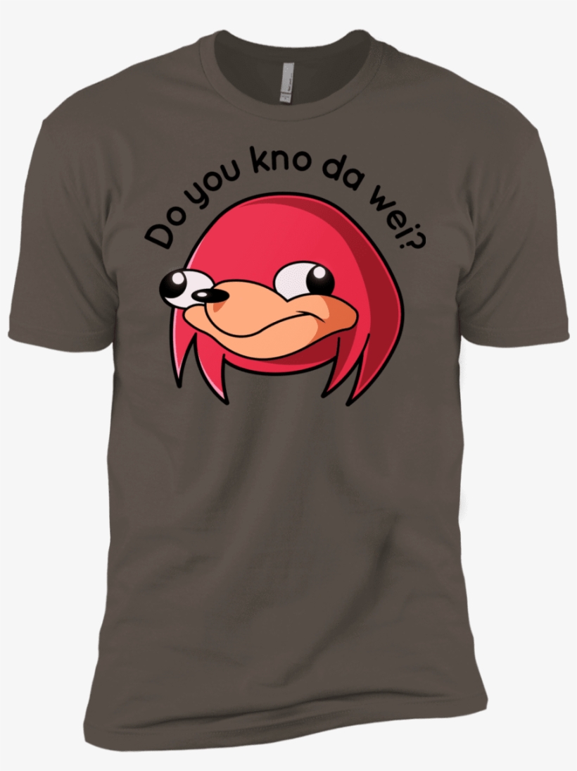 Ugandan Knuckles Men's Premium T-shirt - Shirt, transparent png