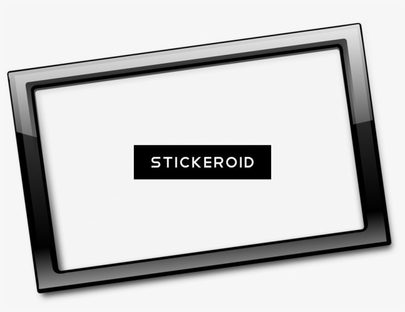 Black Border Frame Frames - Display Device, transparent png