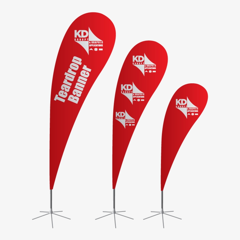 Teardrop Banner - Banner, transparent png