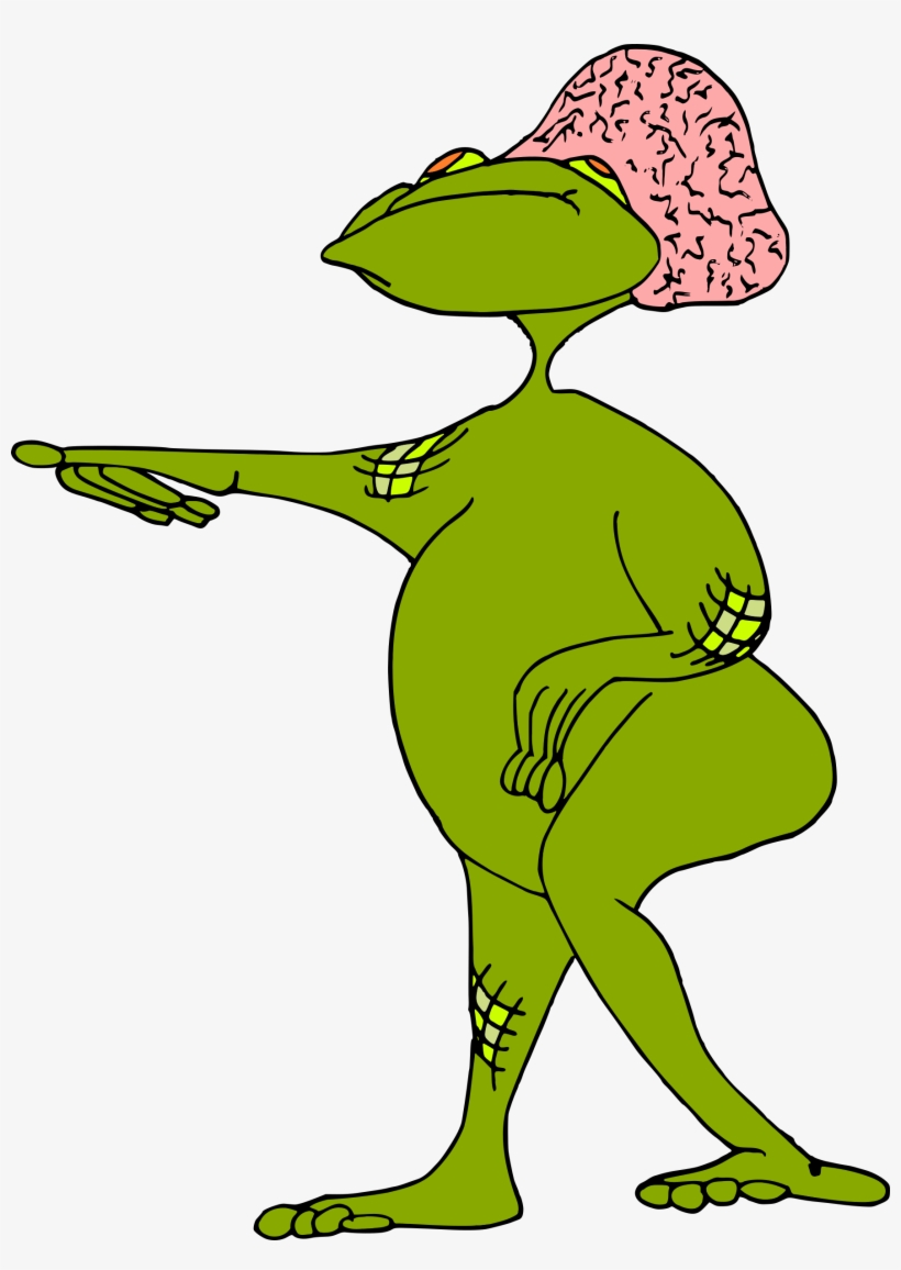 This Free Icons Png Design Of Alien Frog - Clip Art, transparent png