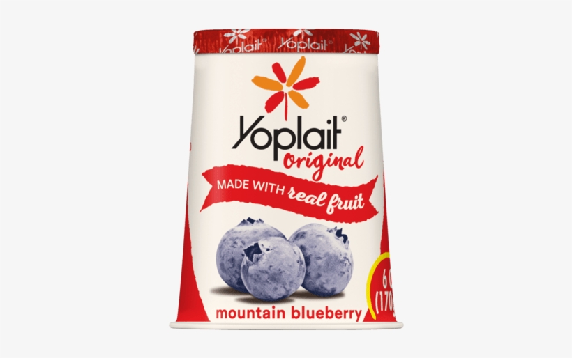 Mounain Blueberry - Yogurt Yoplait, transparent png
