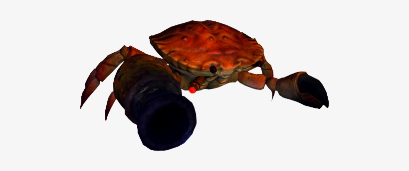 Cannon Crab - Alice In Wonderland Crab, transparent png