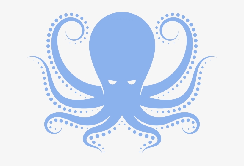 Octopus Png Transparent Images - Octopus Vinyl Sticker Wall Art, Black, transparent png