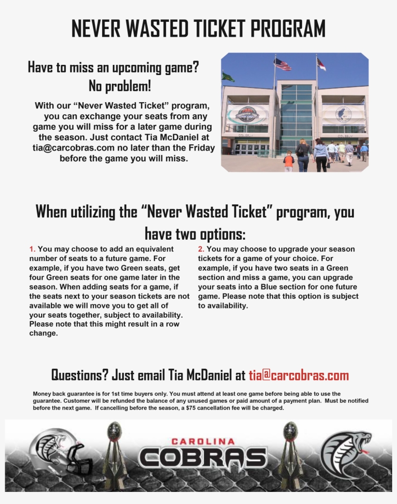 2019 Never Wasted - Carolina Cobras, transparent png