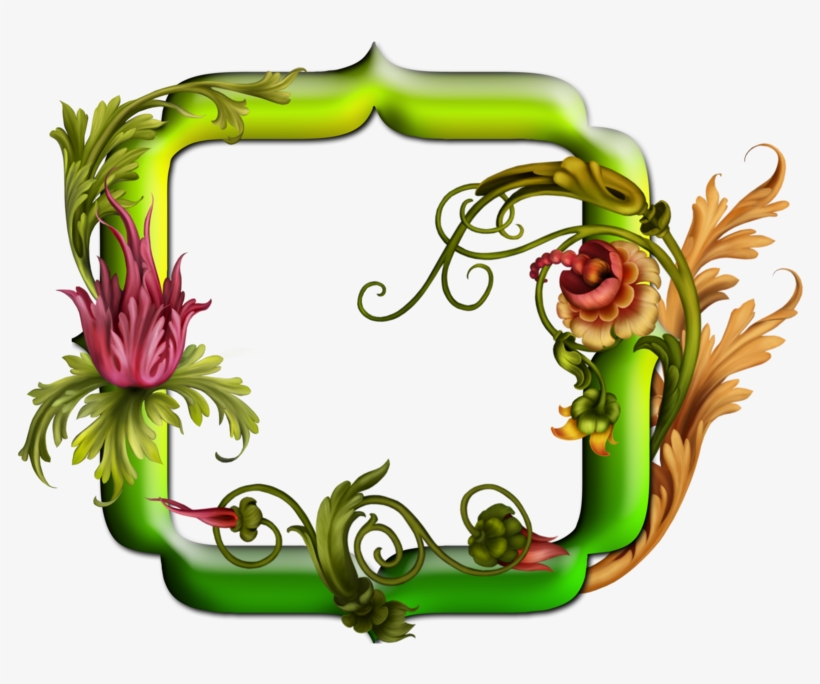 Flower Frame Png - Clip Art, transparent png