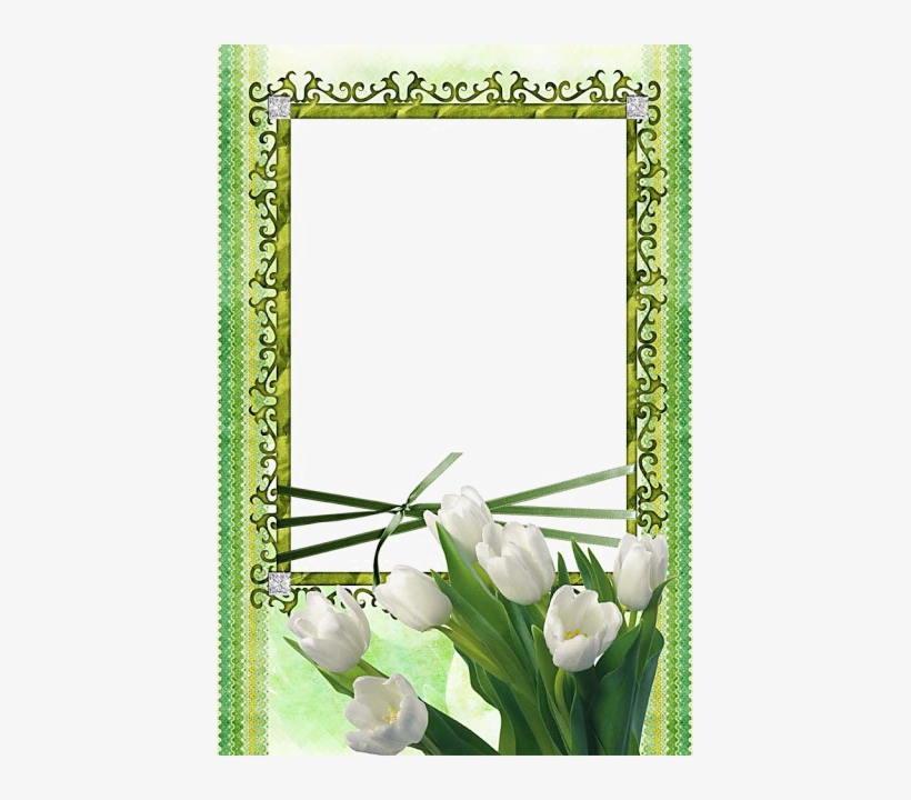 Flower Frame Png Image - Meide Group Usa 24" 2 Ft Long Large Latex Real Touch, transparent png