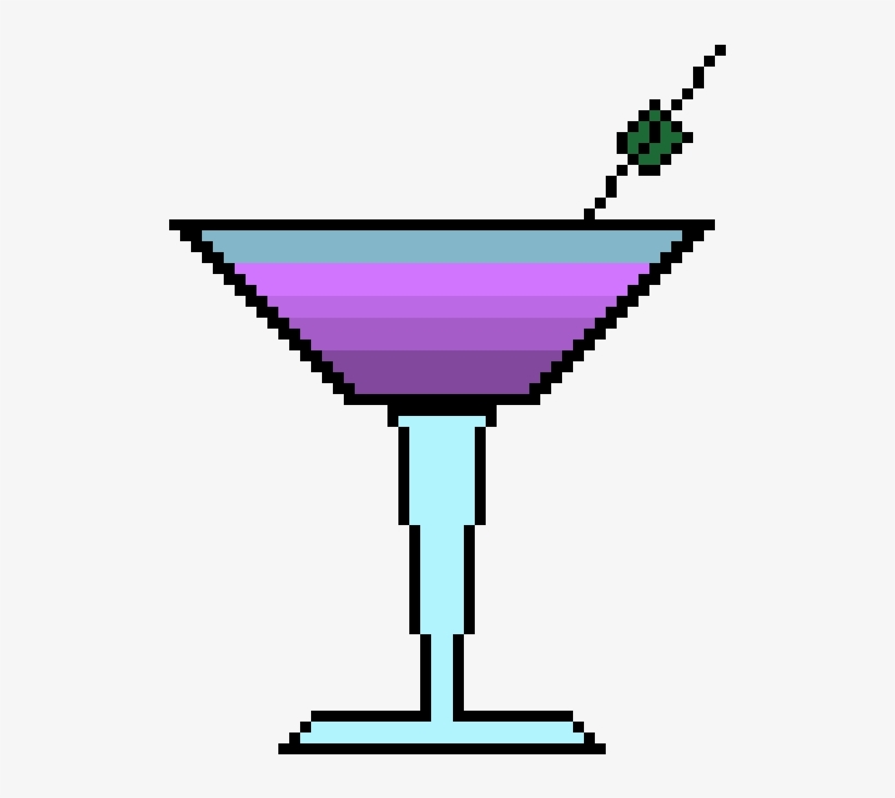 Martini - Collectible - Blue, transparent png
