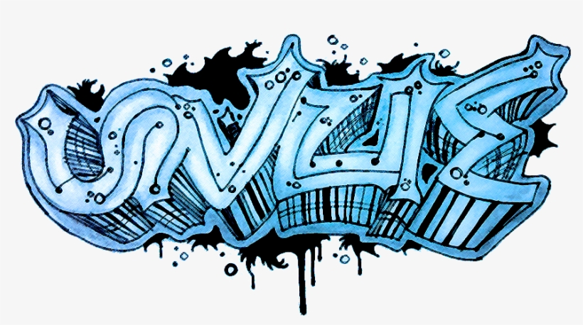 Graphic Black And White Stock Signature Graffiti Id - Illustration, transparent png