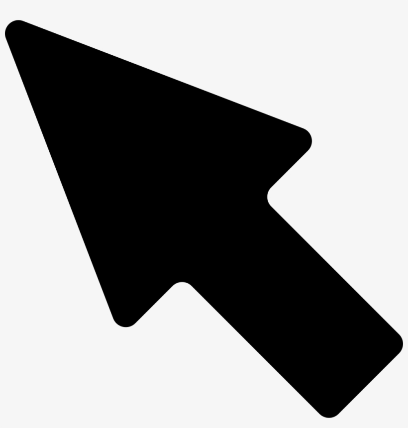 Up Right Black Arrow Comments - Blackarrows, transparent png