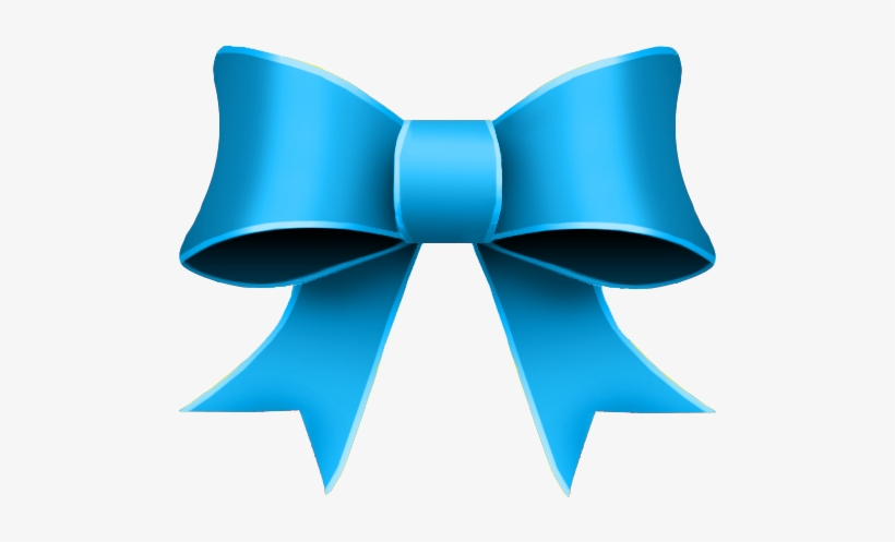 Blue Christmas Ribbon Png - Blue Ribbon Png, transparent png