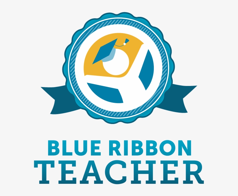 Blueribbonteacher Logo Rgb - Mugs Printed For Teachers Day, transparent png