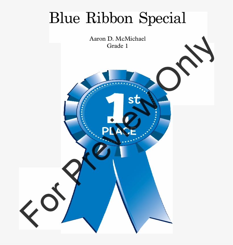 Blue Ribbon Special Thumbnail Blue Ribbon Special Thumbnail - Marching Song Gustav Holst Clarinet, transparent png