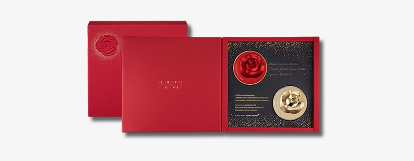 Ohui Ultimate Cover Cushion Moisture Red & Gold Rose - Moisturizer, transparent png