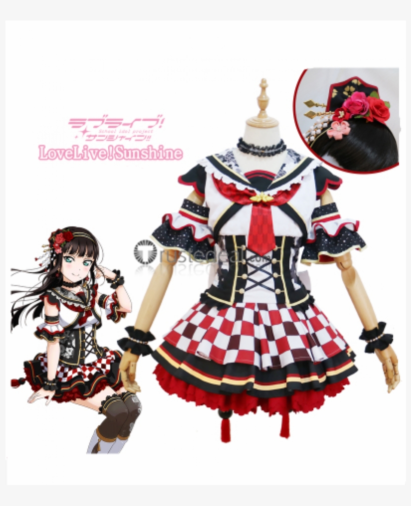 Love Live Sunshine Aqours New Year V2 Chika Dia Riko - Love Live Sunshine Cosplay New Year, transparent png