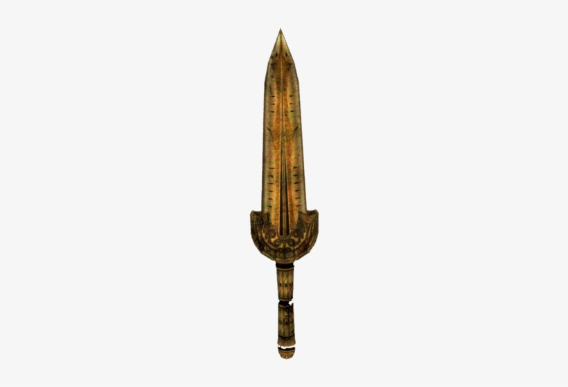 Oblivion Dwarvendagger - Oblivion Dwarven Dagger, transparent png