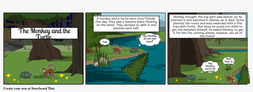 The Monkey And The Turtle - Cartoon, transparent png