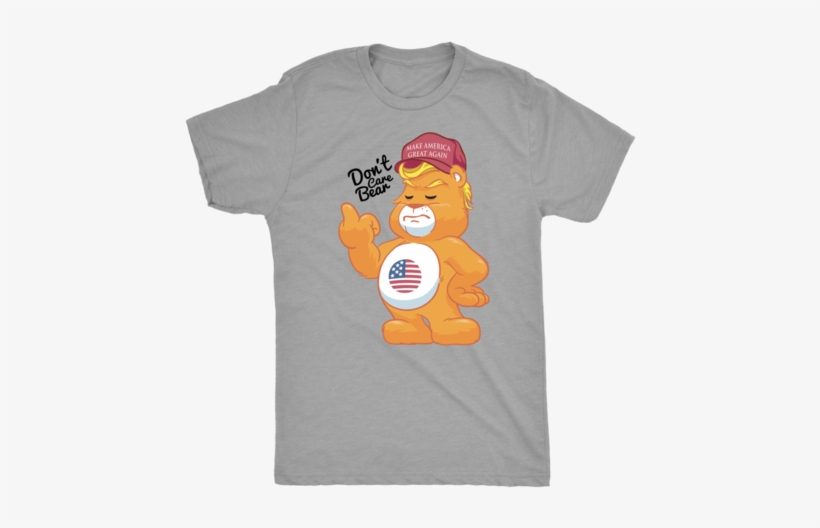 Don't Care Bear W/ Make America Great Again Hat Adult - Crazydog Tshirts Centaur Fantasy Football T Shirts, transparent png
