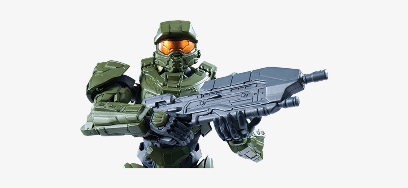 Master Chief Sprukits L2 - Sprukits Halo The Master Chief Action Figure Model, transparent png