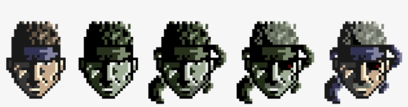 Solid Snake Pixel By Ruokdbz98 - Cartoon, transparent png
