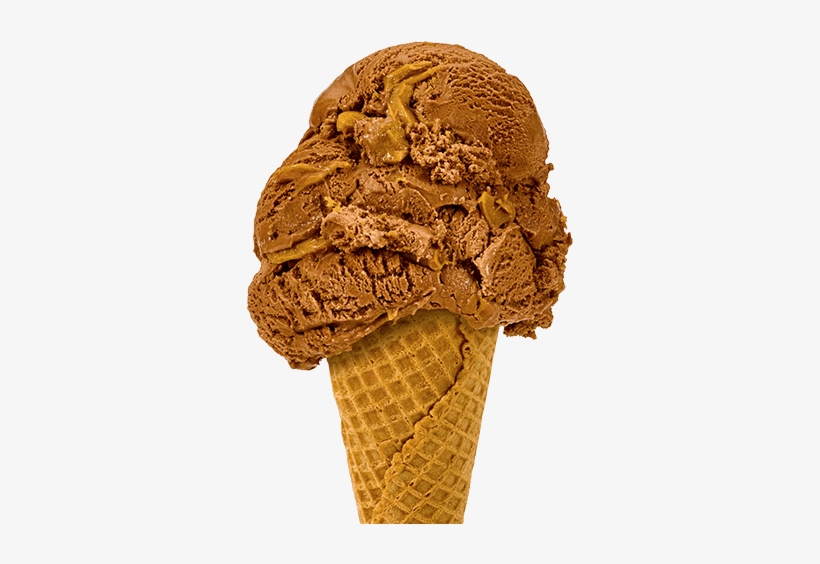 Chocolate Peanut Butter Ice Cream Cone, transparent png