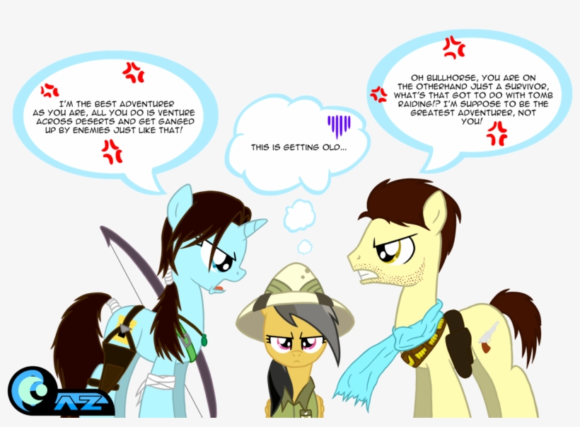 Az Derped Unicorn, Bow , Crossover, Daring Do, Engrish, - Daring Do Tomb Raider, transparent png