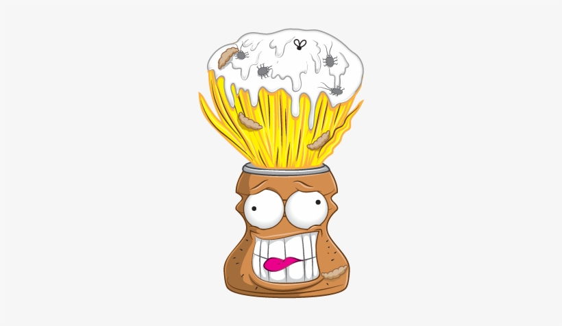 Shonky Shaving Brush - Grossery Gang Series 2 Rusty Claw Machine, transparent png