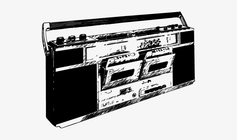 80's Boombox - Boombox Png Transparent, transparent png