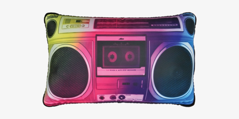 Picture Of Photoreal Boombox Microbead Pillow - Boombox, transparent png