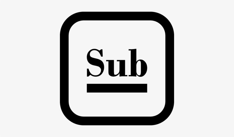 Underline Button Vector - Icono De Tamaño De Texto, transparent png