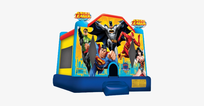Justice League - Superhero Jumping Castle Hire Melbourne, transparent png