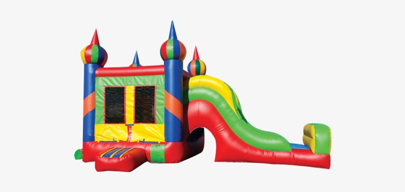 Blue / Gray & Orange Combo Bounce House - South Carolina, transparent png