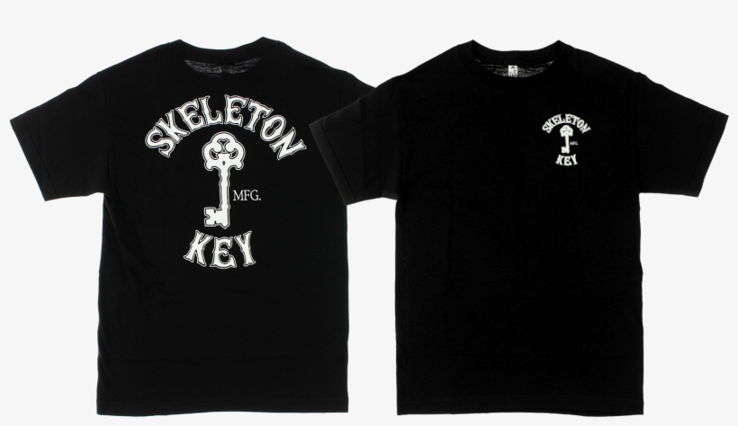 Skateboarding Brand Skeleton Key T-shirts Are High, transparent png