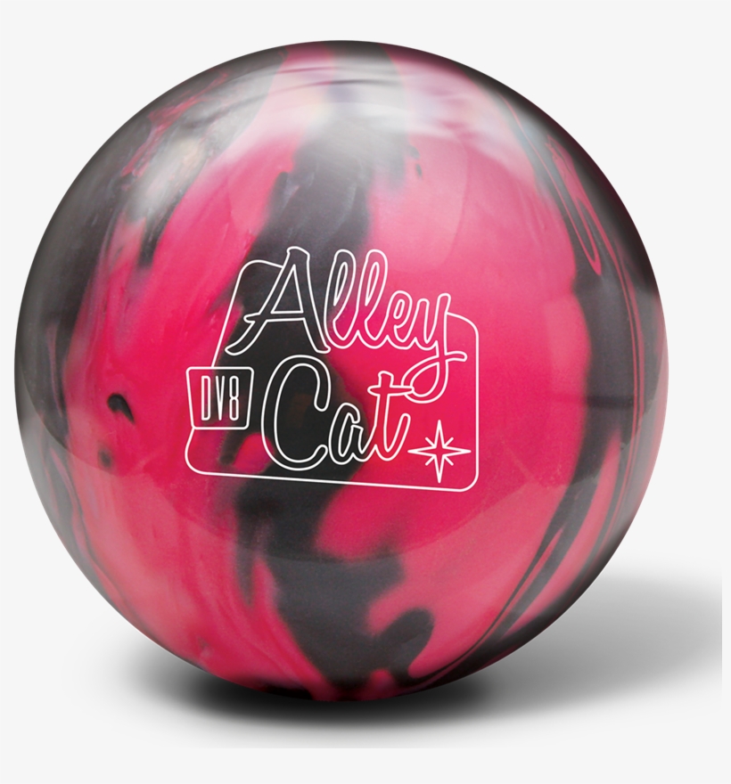 Alley Cat Pink/black - Dv8 Alley Cat Bowling Ball- Pink/black, transparent png