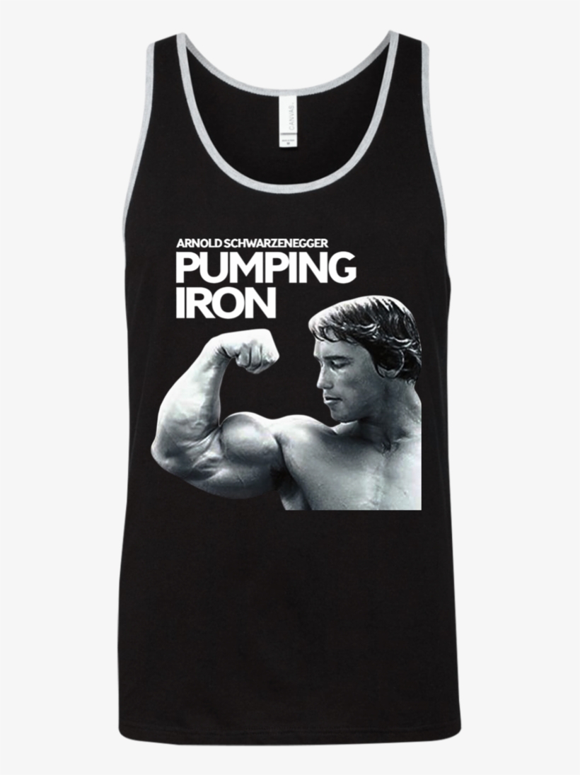 Arnold Schwarzenegger Pumping Iron Tank Top - T-shirt, transparent png