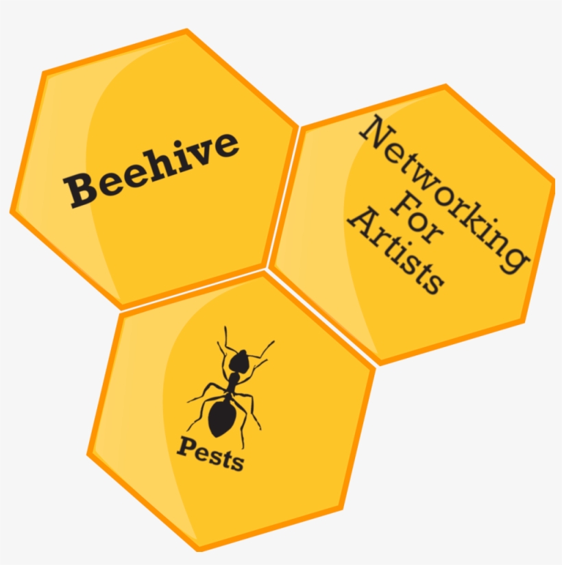 Beehive Logo - Bee Honey Comb Clip Art, transparent png